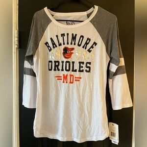 NWT Baltimore Orioles Touch by Alyssa Milano T-shirt size Large